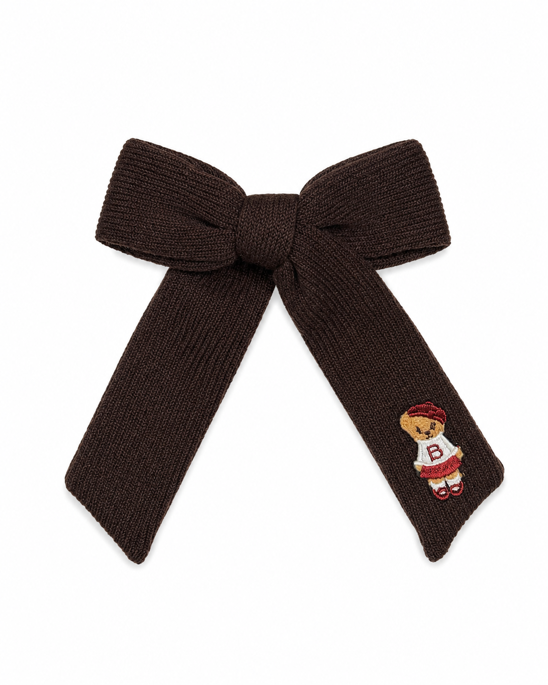 clip teddy knits bow