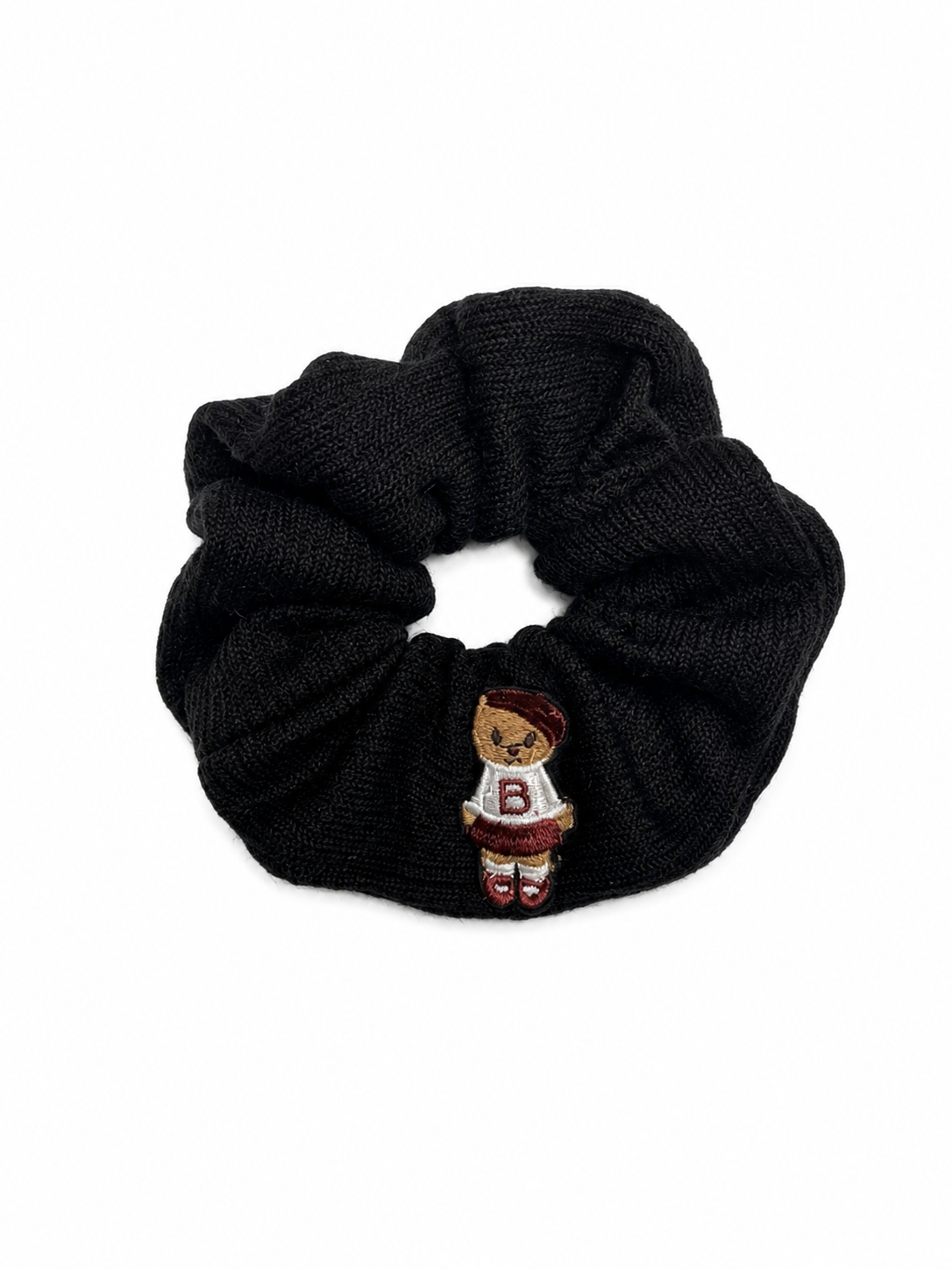 pony scrunchie teddy knits