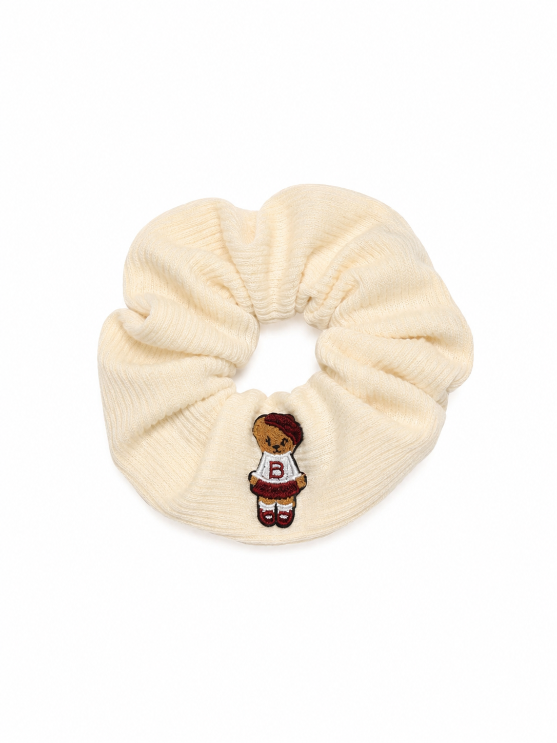 pony scrunchie teddy knits