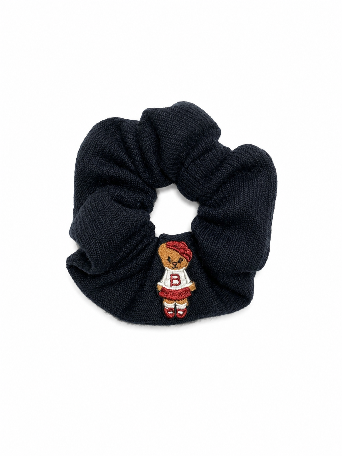 pony scrunchie teddy knits