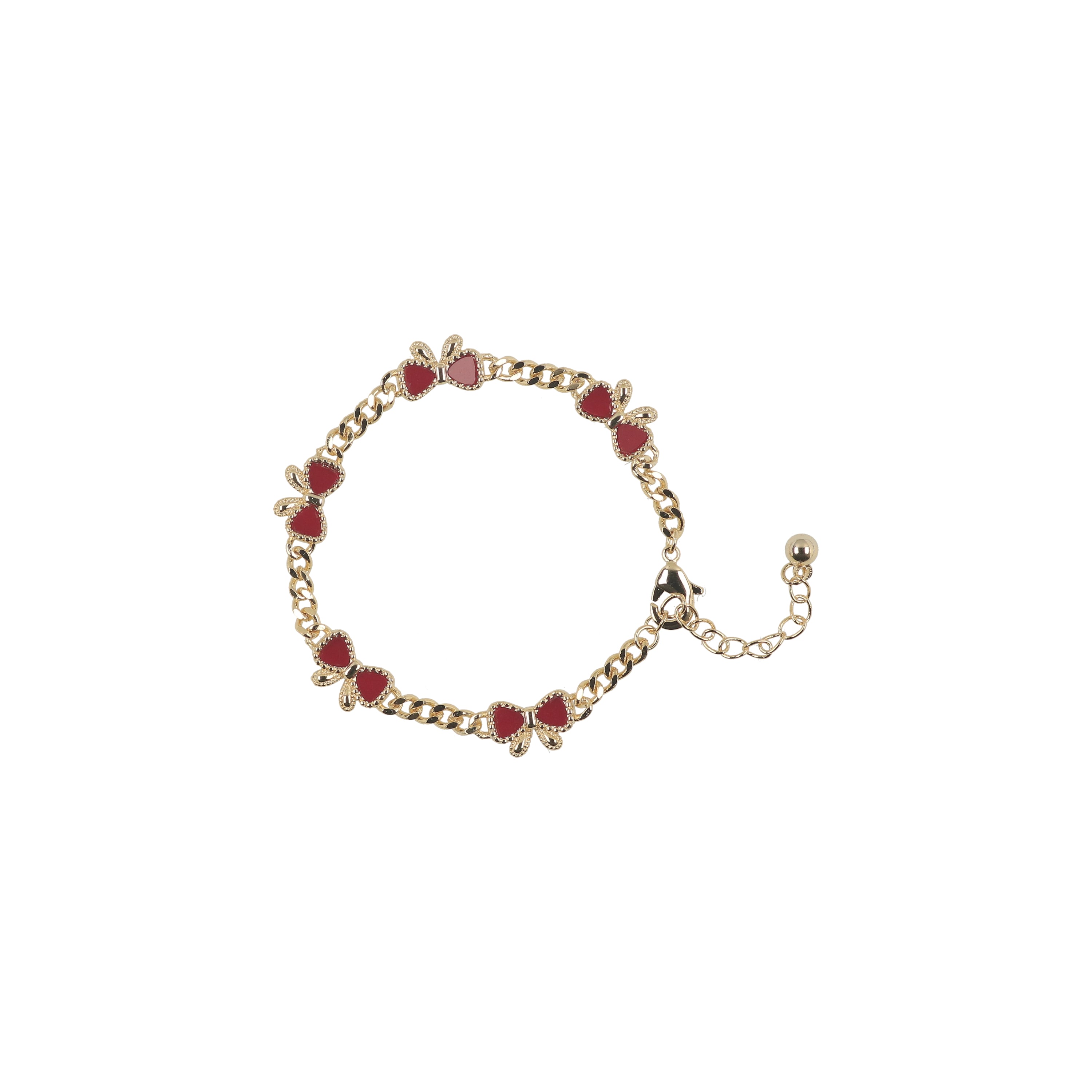 bracelet beaded edge bow