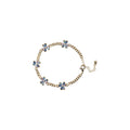 bracelet cz trio petals