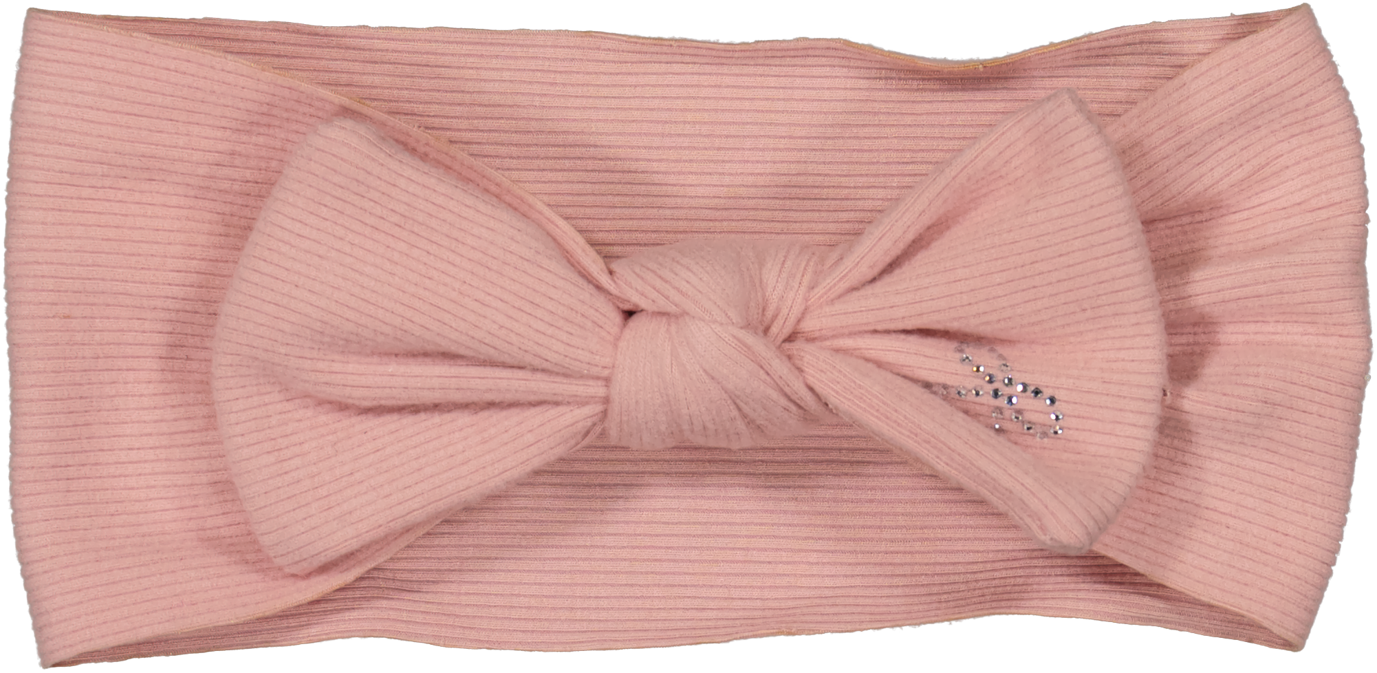 baby band rhinestone ribbed bow