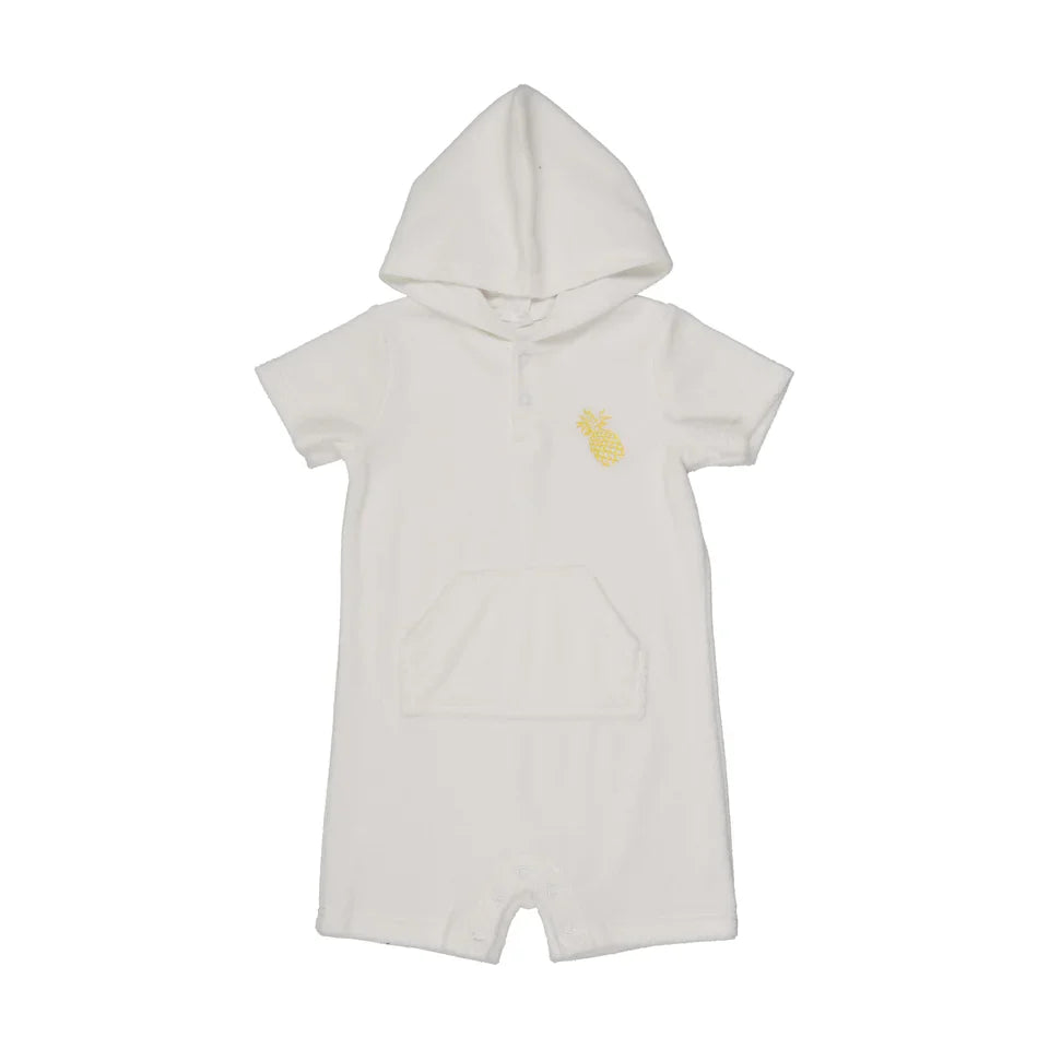 bathrobe terry hooded romper