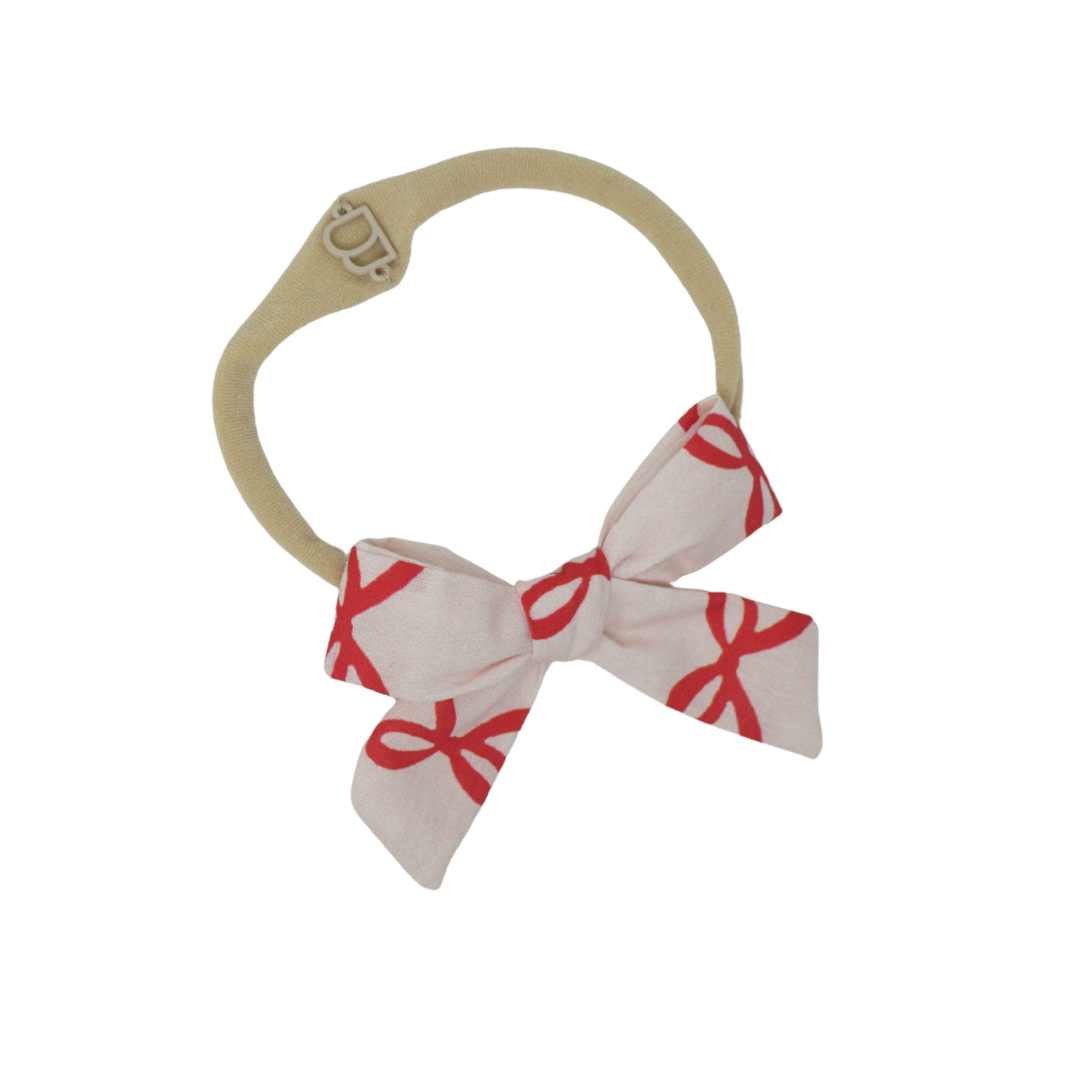 baby band printed bows nylon bow