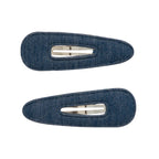 clip snap denim set