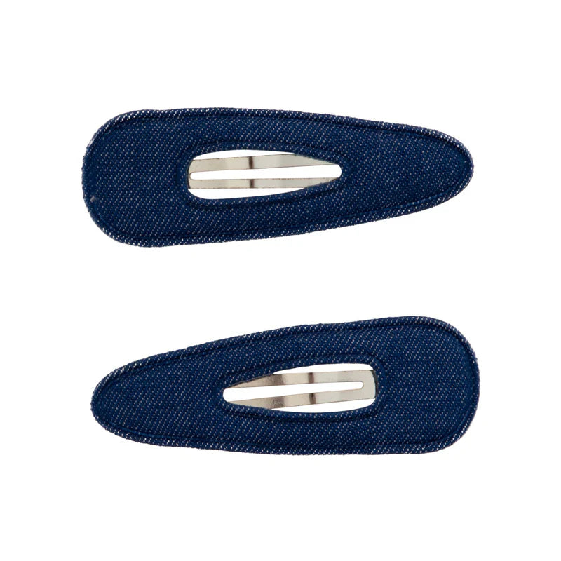 clip snap denim set