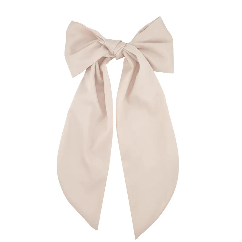 clip satin bow