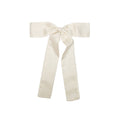 clip sparkle heavy satin bow