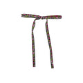 clip embroidered ribbon bow