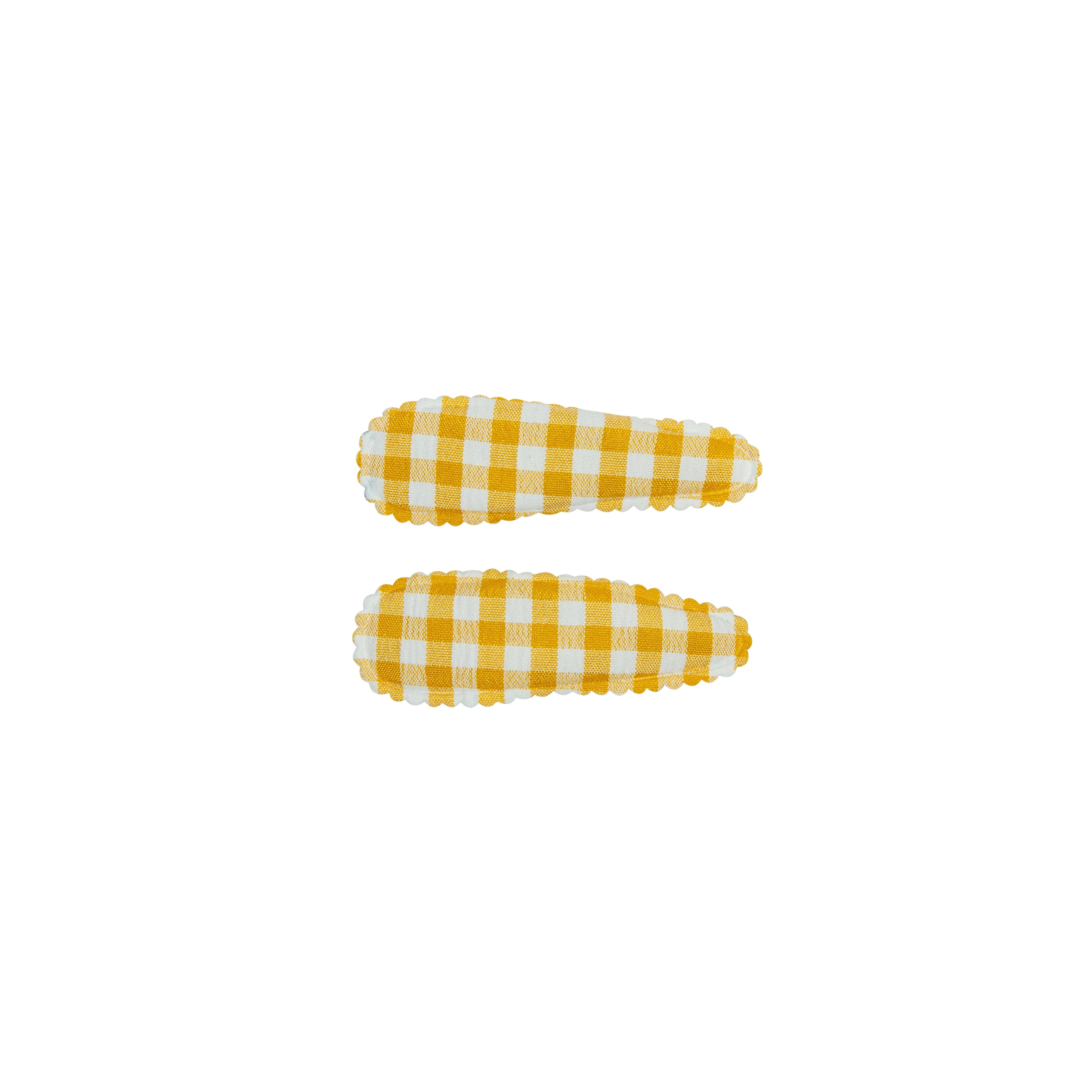 clip snap pin stripe gingham with edge covered set