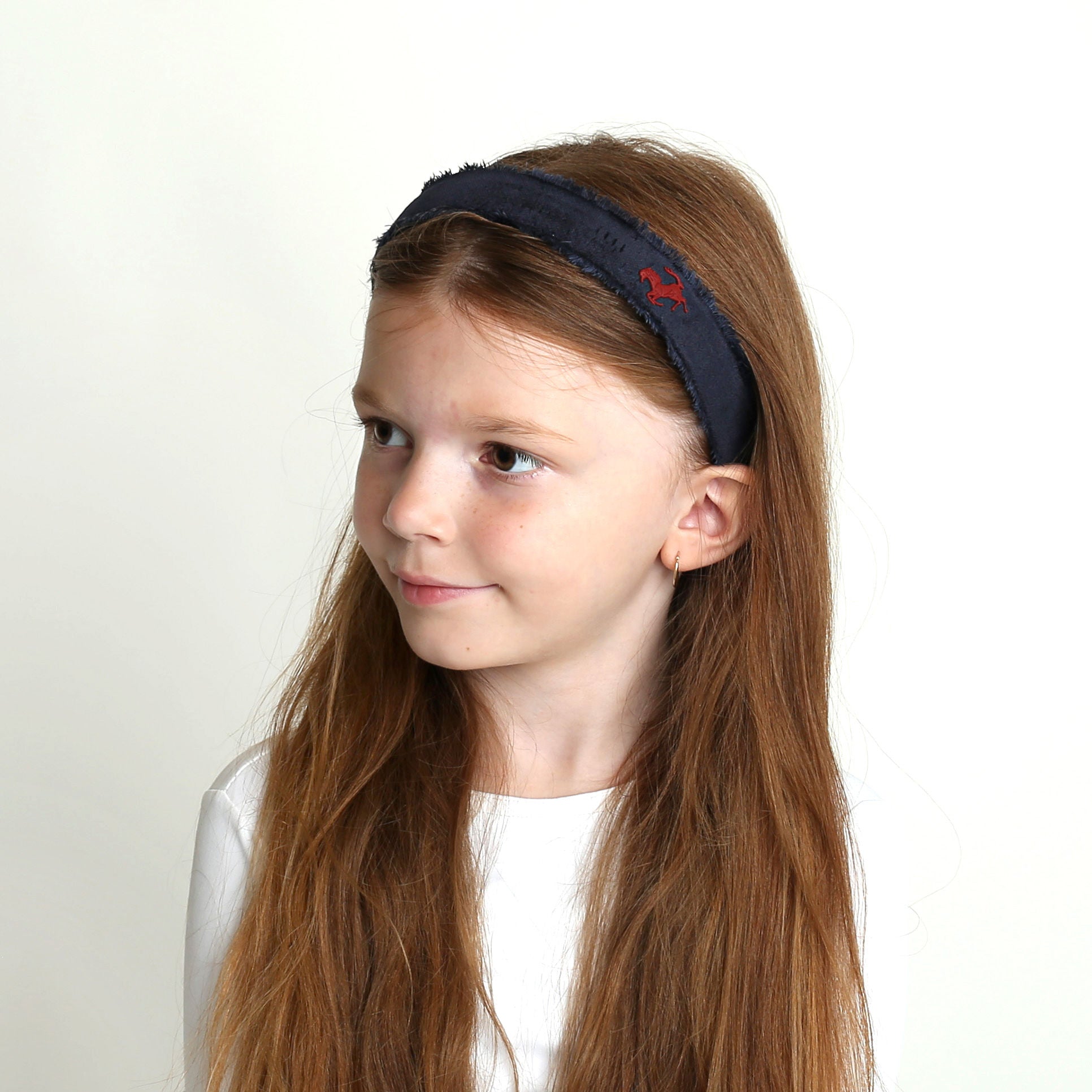 headband rubber horse