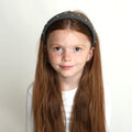 headband scattered pearls padded