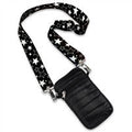 bag cell puffer phone midnite stripe strap