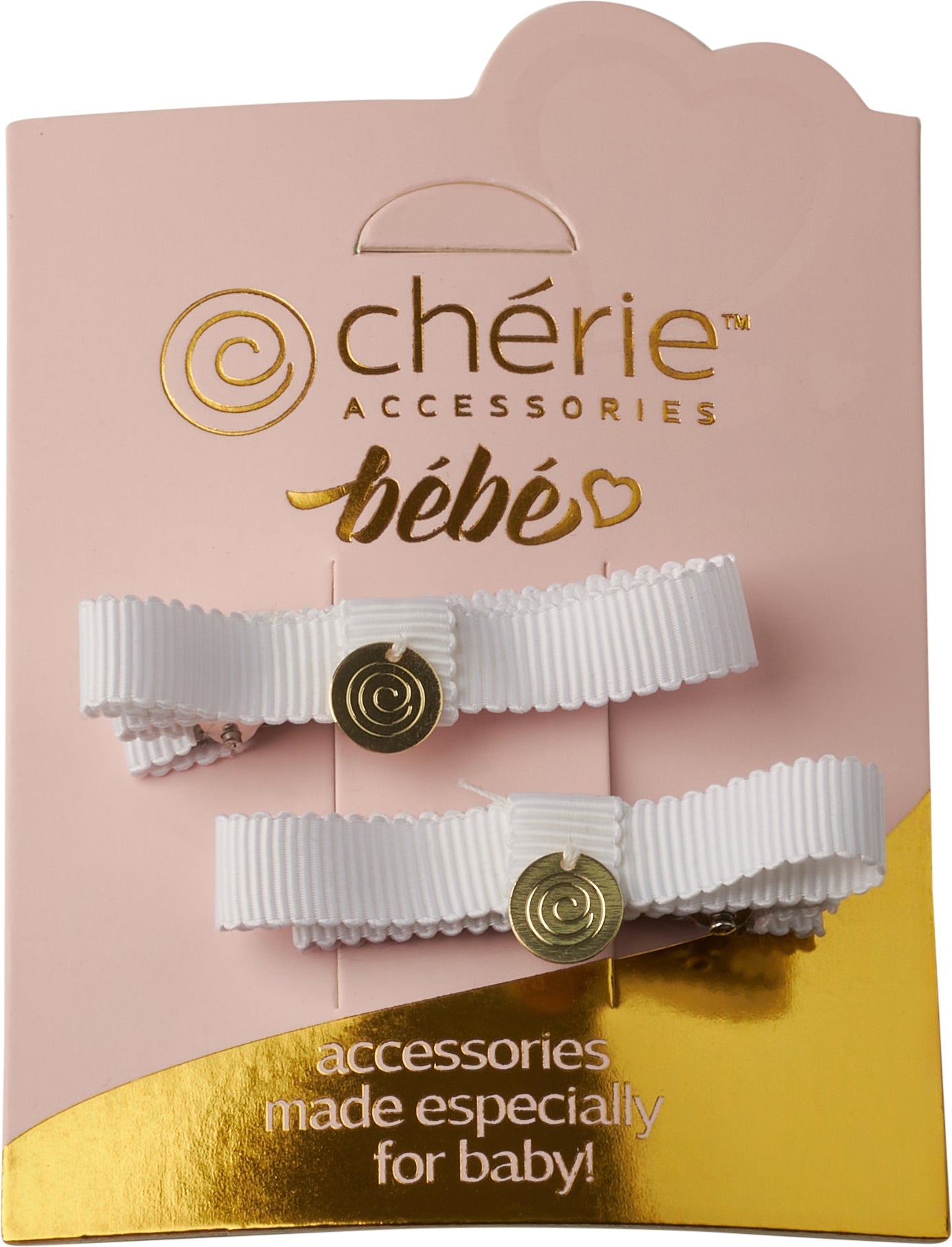 clip grosgrain flat bow