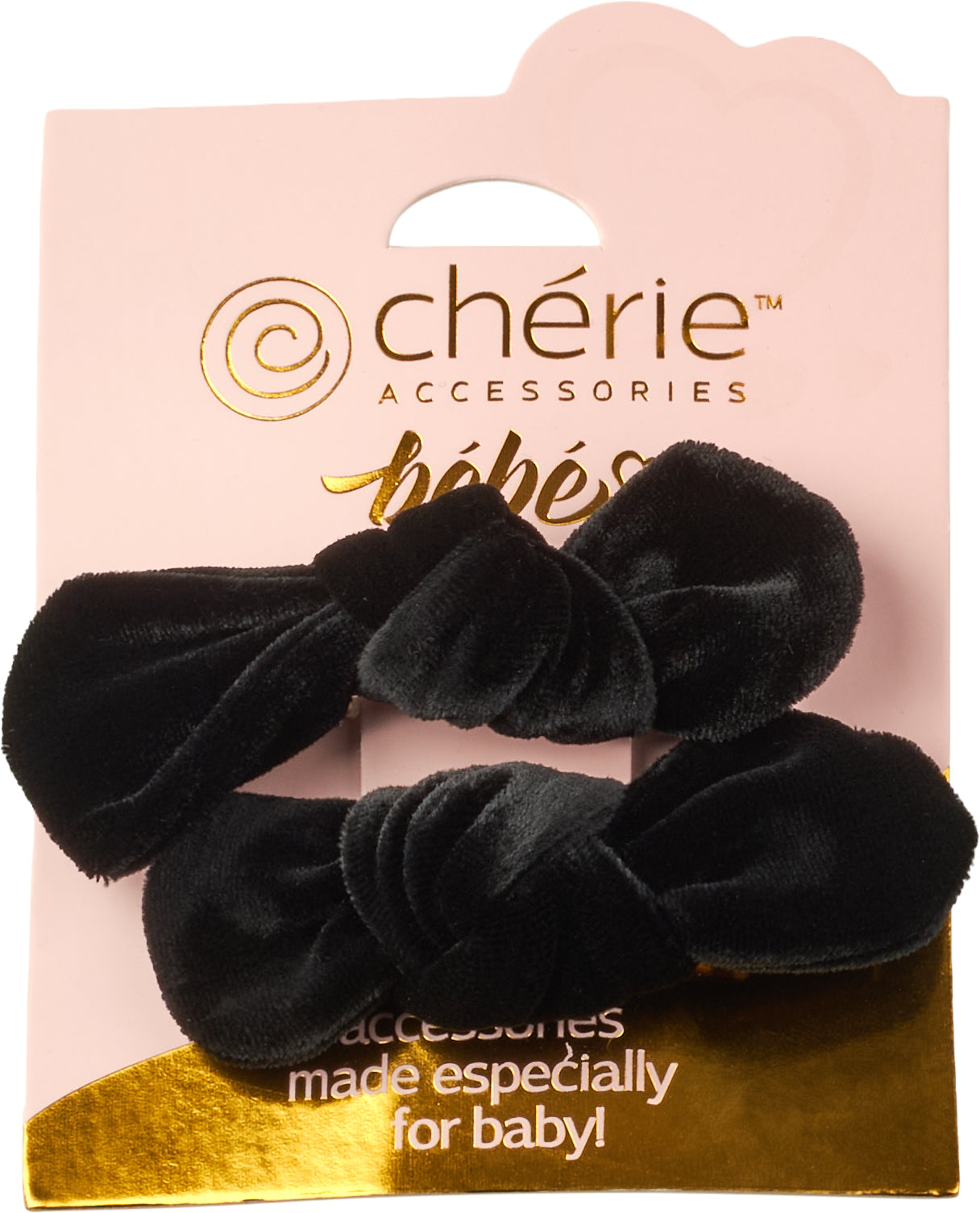 clip velvet tie pack of 2 set