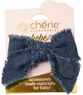 clip denim fringe heart