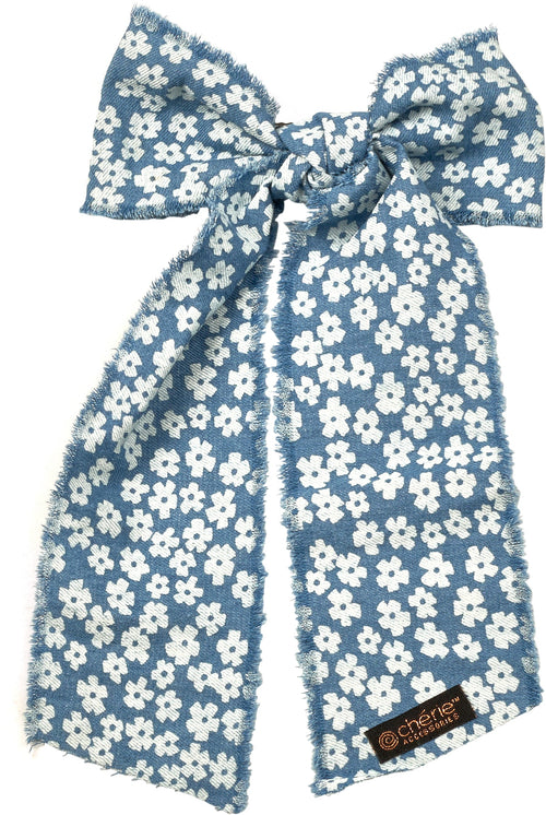 clip denim print