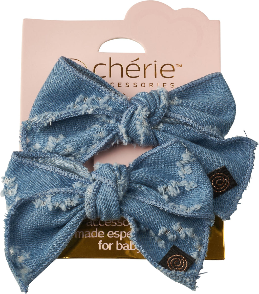 clip denim print set