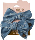 clip denim print set