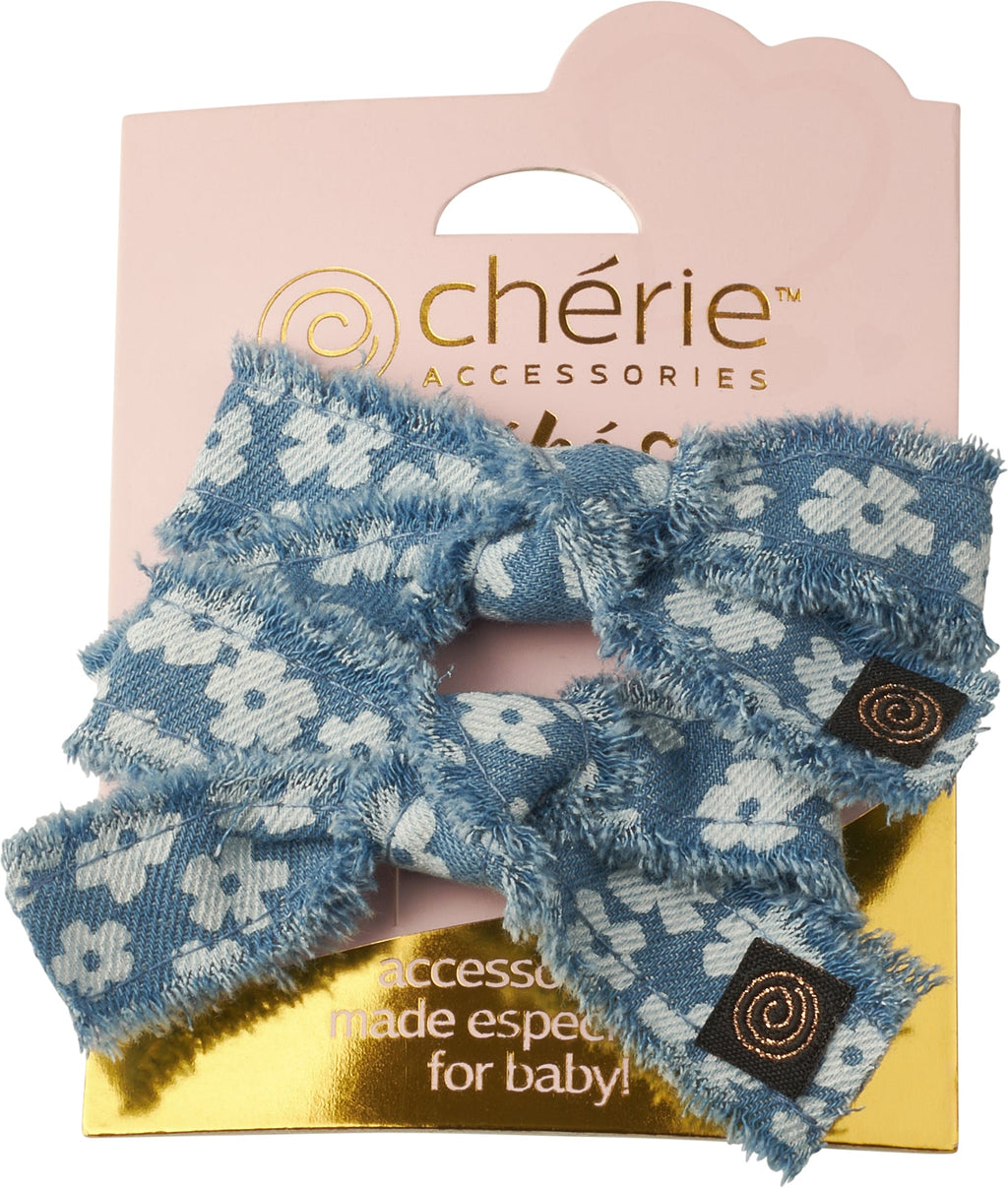 clip denim print set