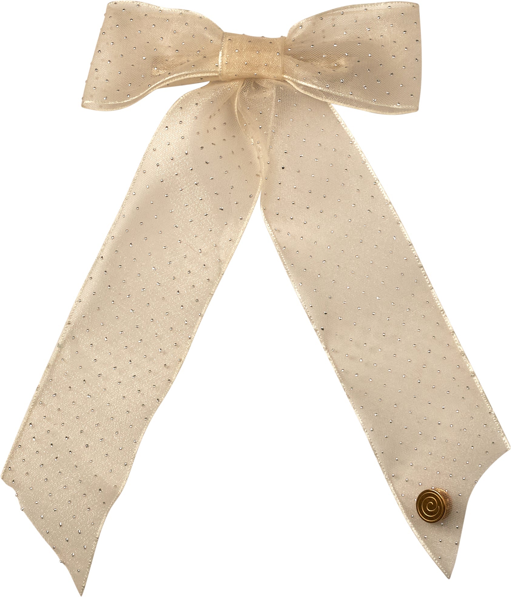 clip dotted tulle