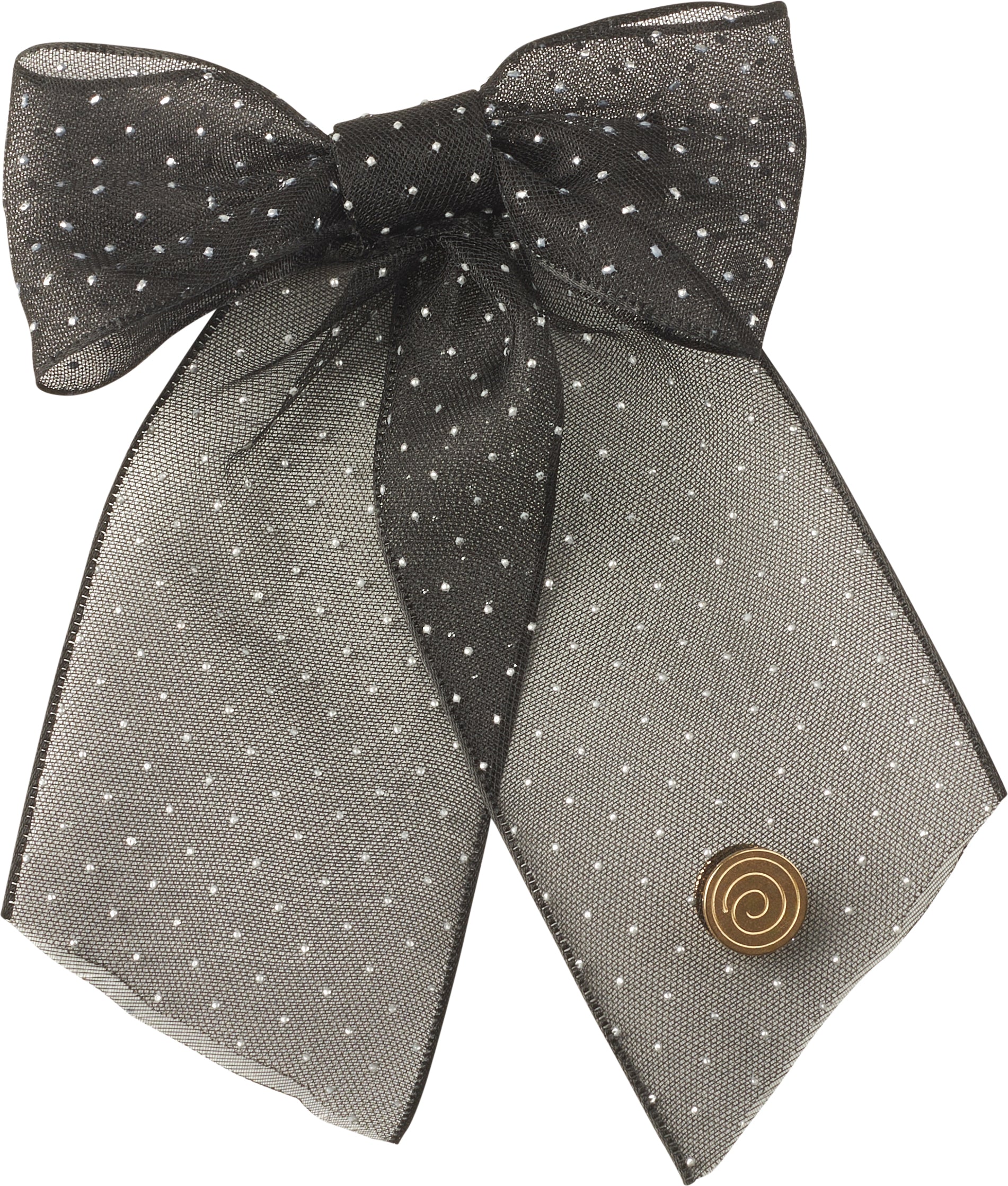 clip dotted tulle