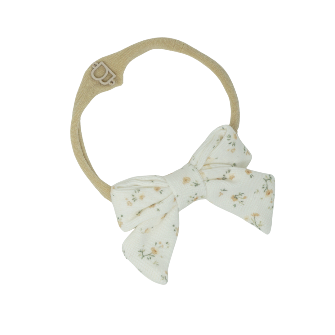 baby band dainty prints on soft stretch nylon fabric