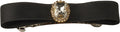 clip french satin stone center