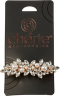 clip french pearl with rhinestone