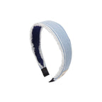 headband pin stripe and gingham with edge