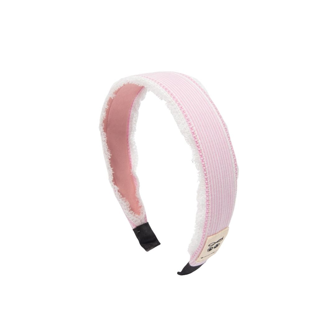 headband pin stripe and gingham with edge