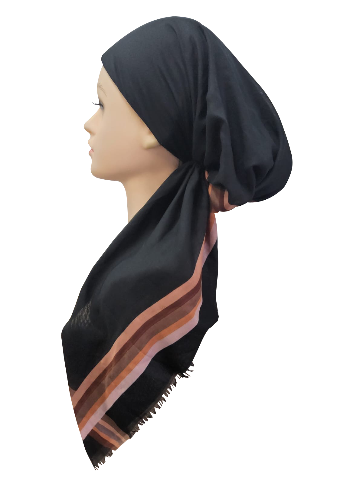 headscarf closed varsity stripe