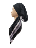 headscarf closed varsity stripe
