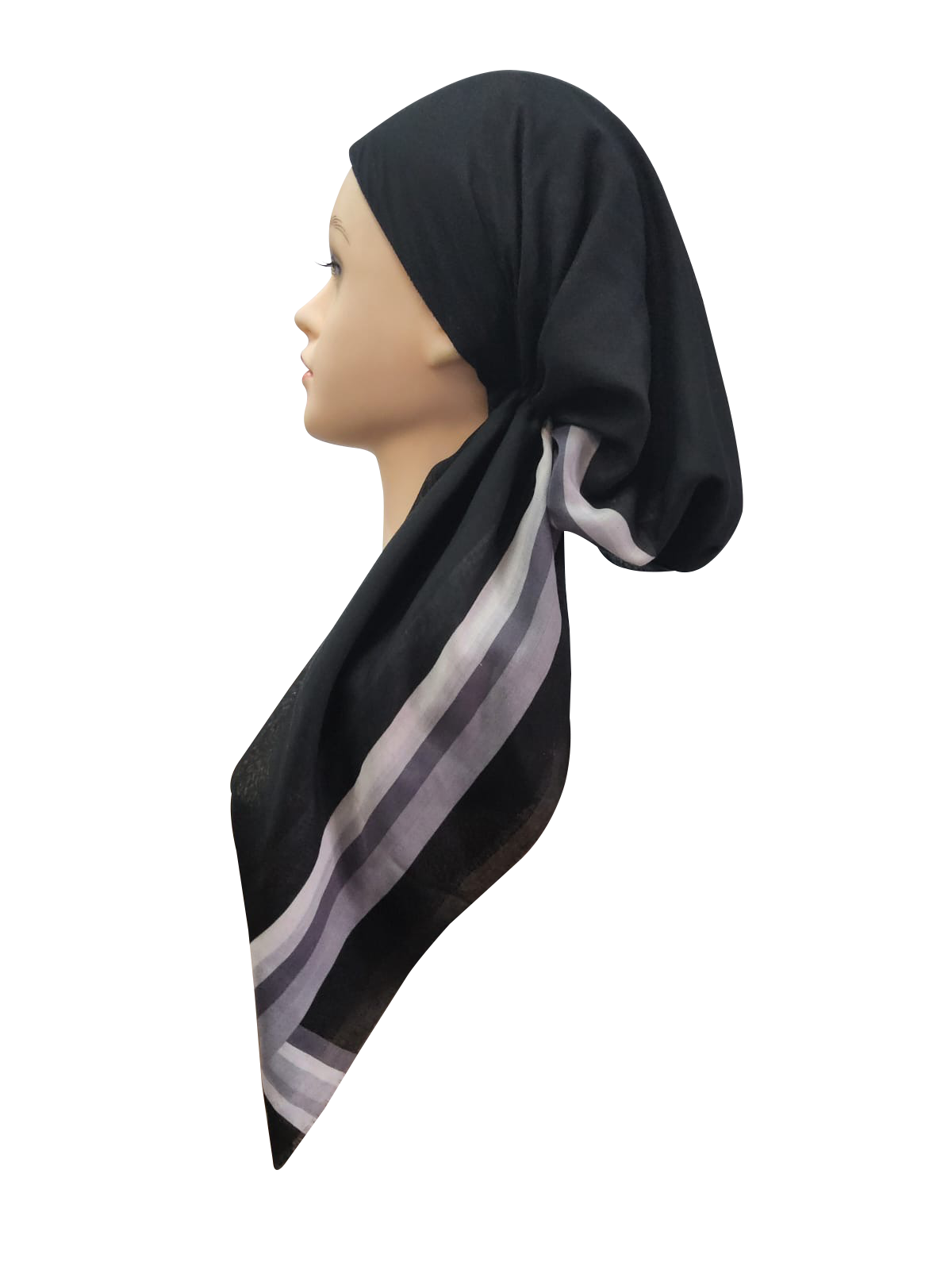 headscarf closed varsity stripe