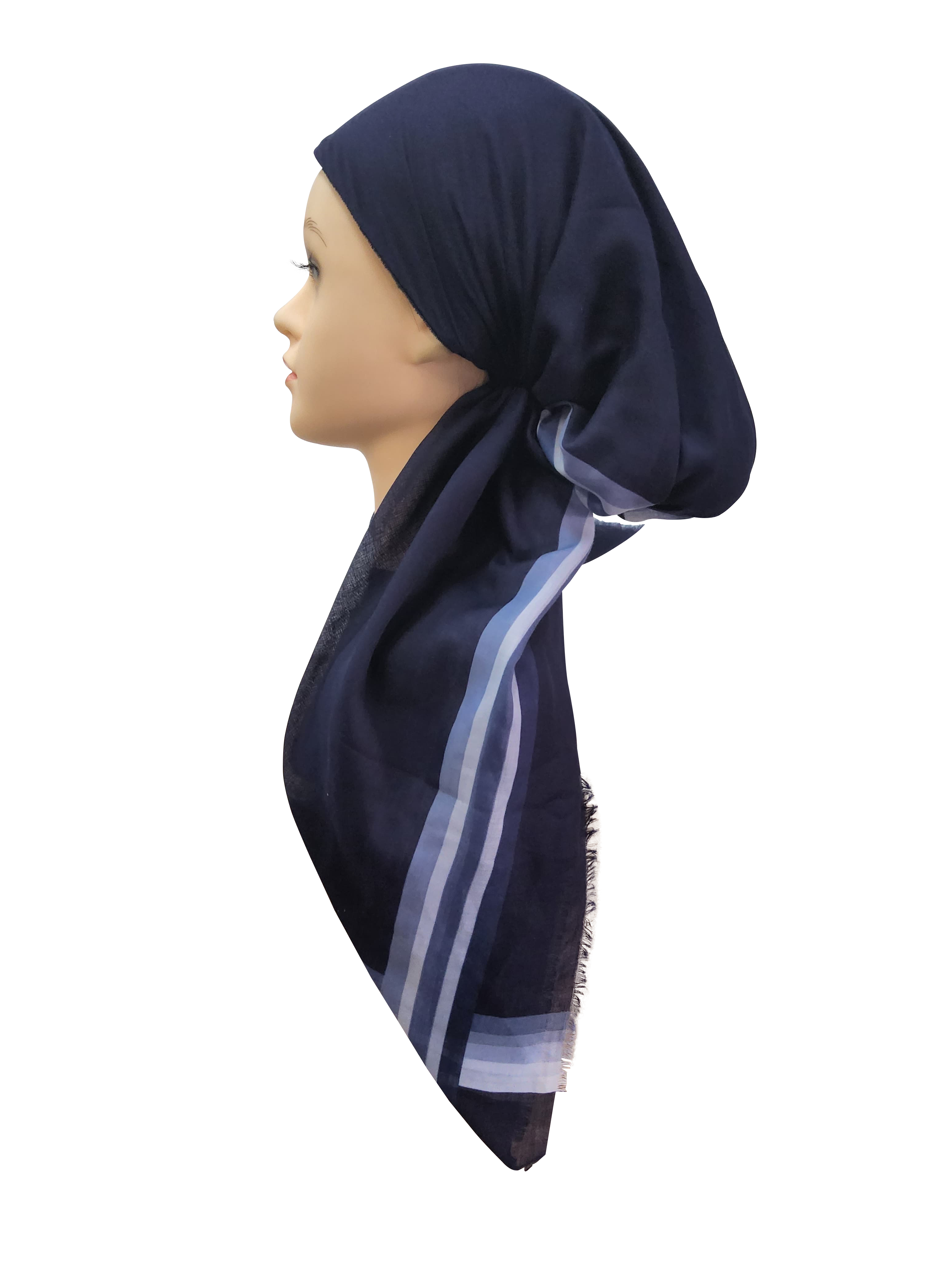 headscarf closed varsity stripe