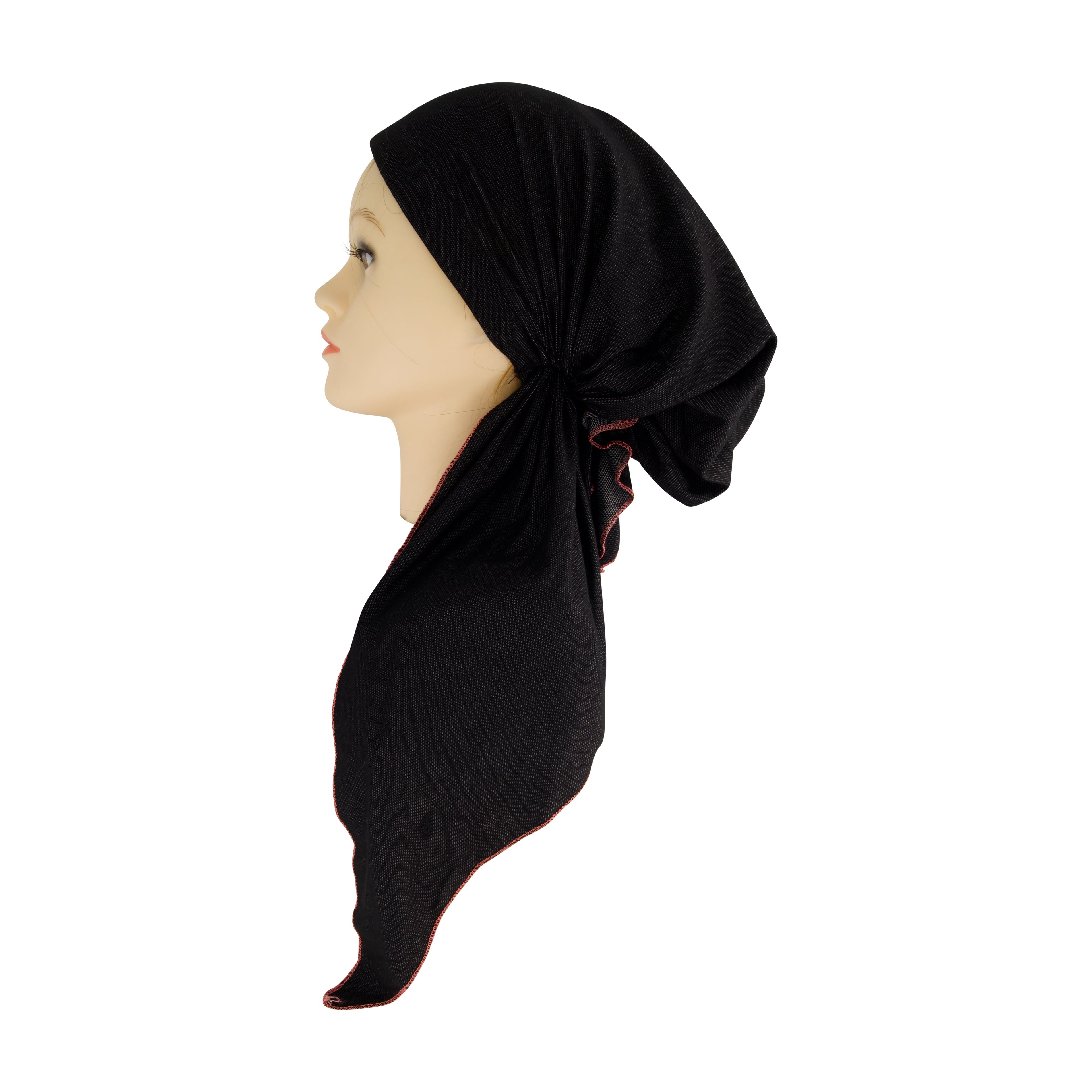 headscarf closed topstitching stretch
