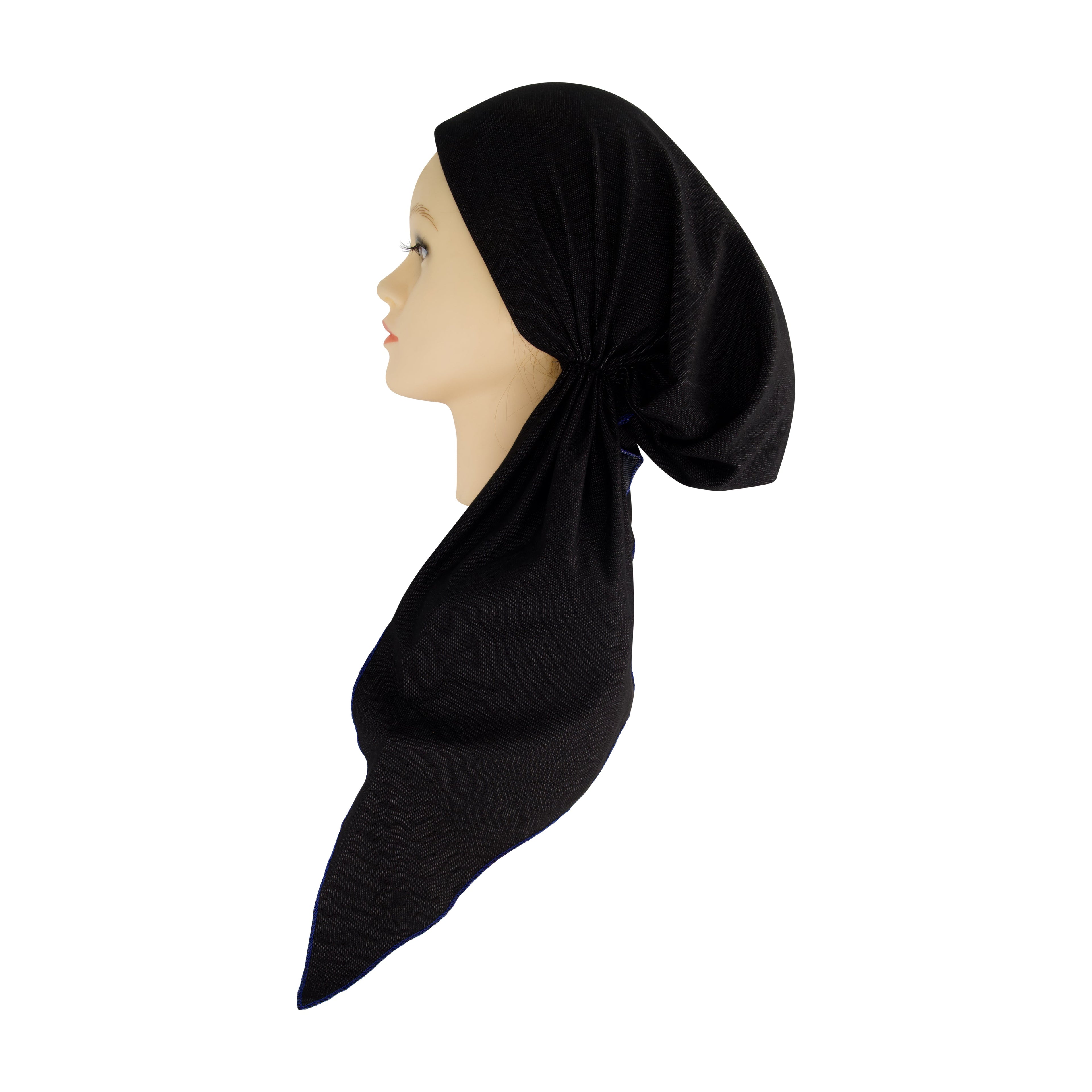 headscarf closed topstitching stretch