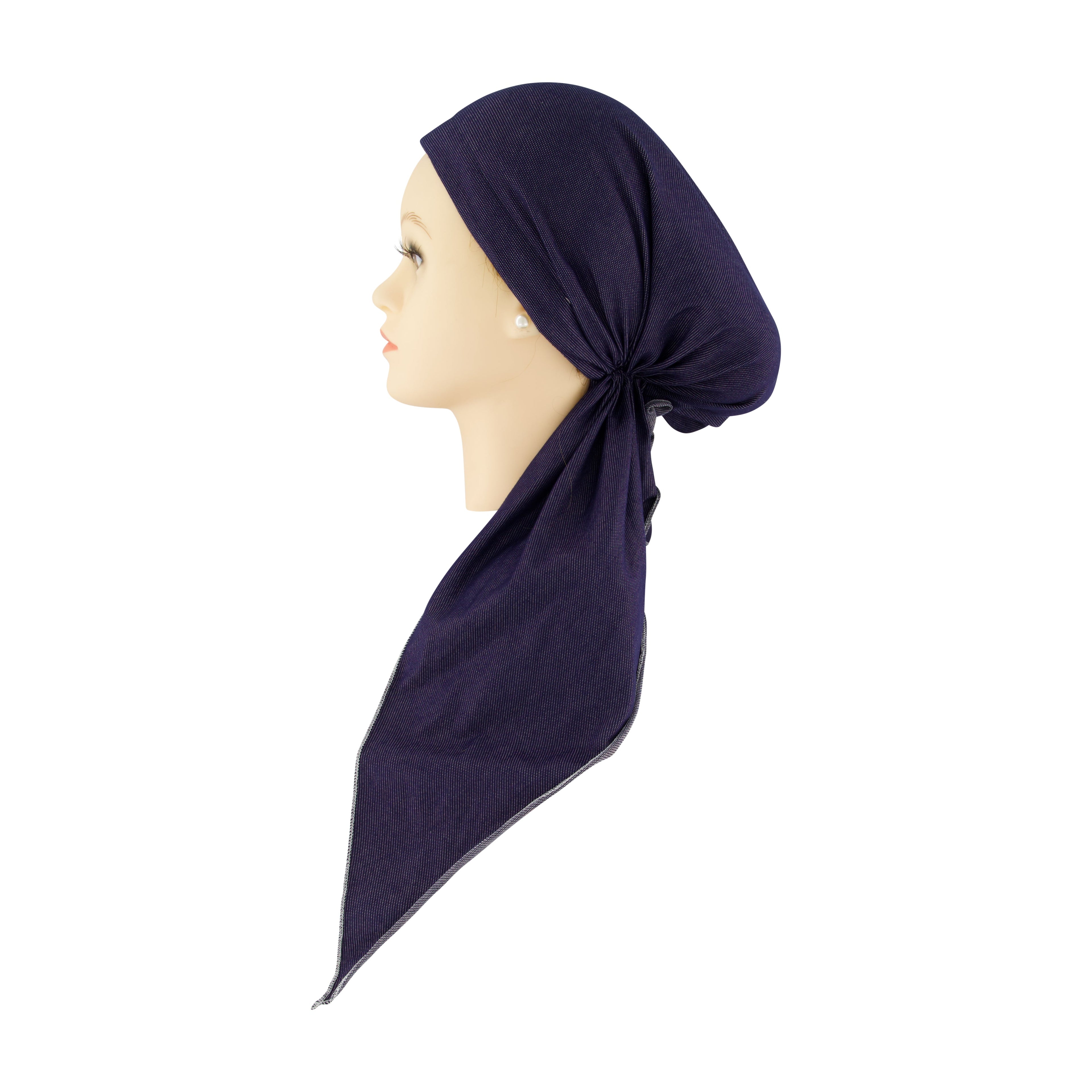headscarf closed topstitching stretch