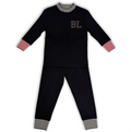 pajamas striped trim