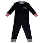 pajamas striped trim