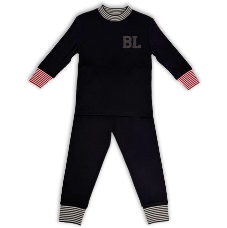 pajamas striped trim