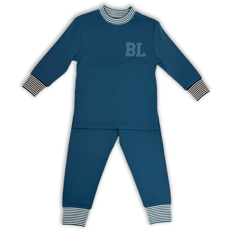 pajamas striped trim