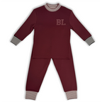 pajamas striped trim