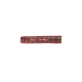 sweatband plaid buckle