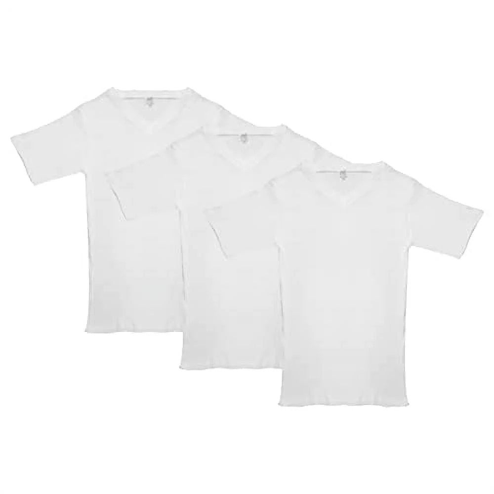 undershirt vneck short sleeve 3 pack