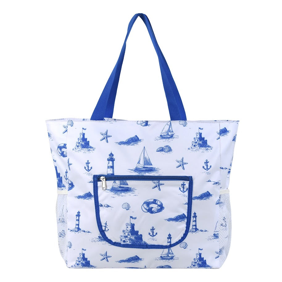 tote bag waterproof striped