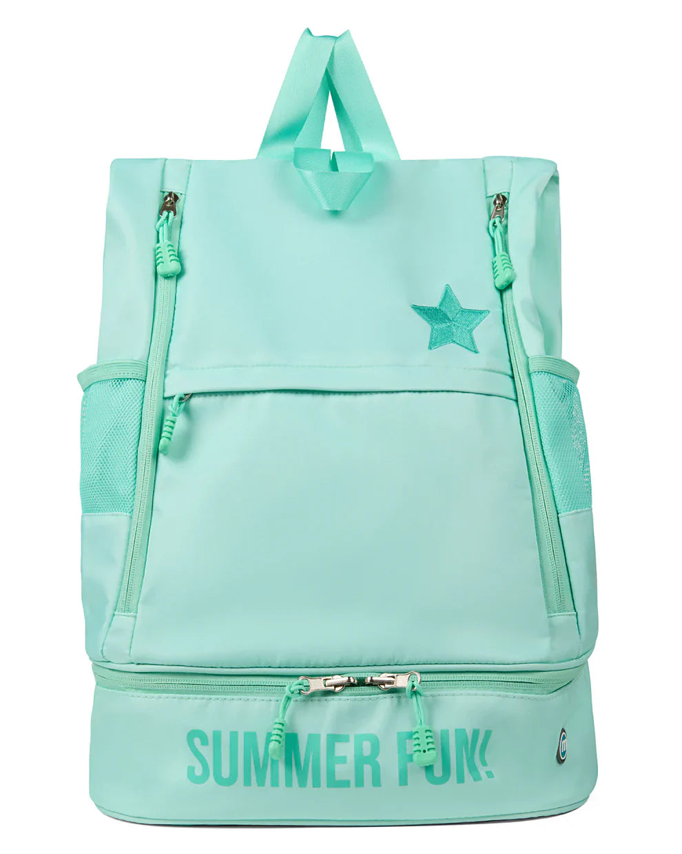 backpack summer fun double zipper