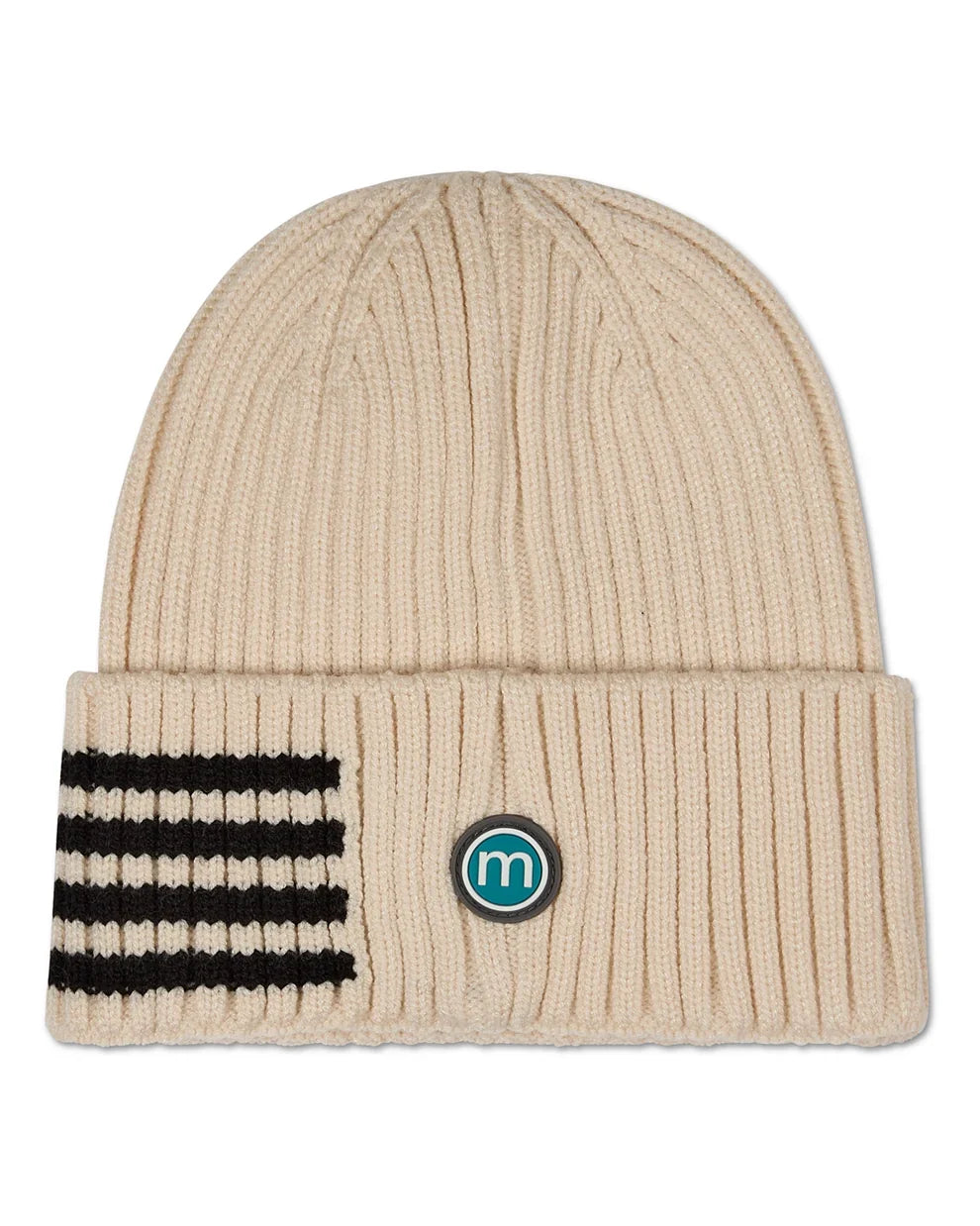 beanie side striped