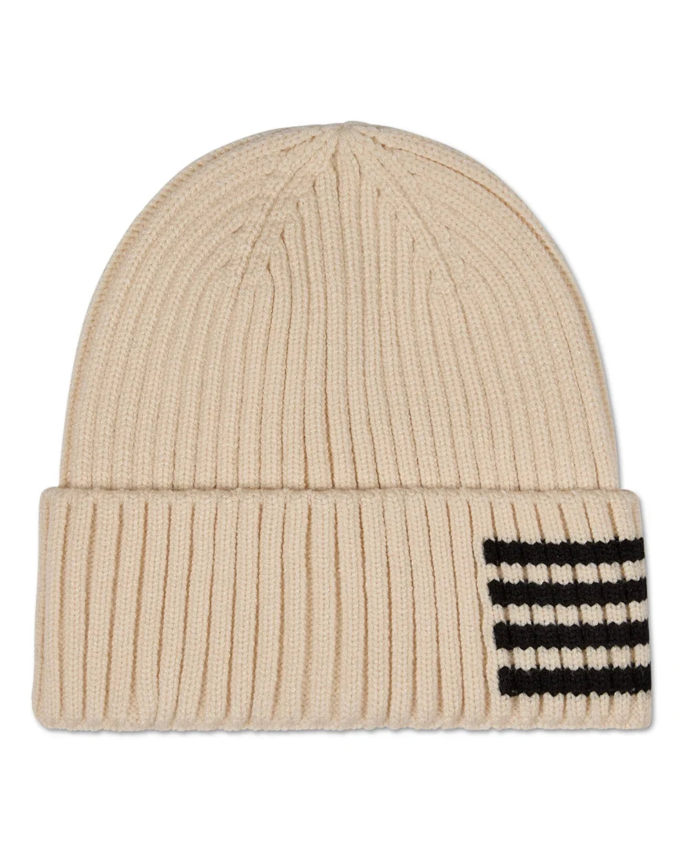 beanie side striped